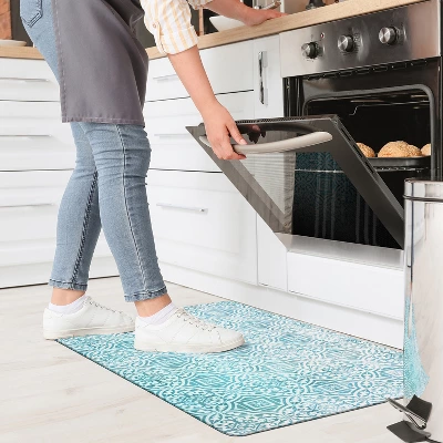 World Rug Gallery Boho Tile Anti-Fatigue Standing Mat - Image 10