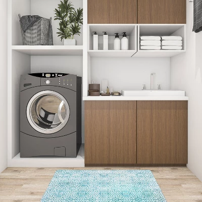 World Rug Gallery Boho Tile Anti-Fatigue Standing Mat - Image 6