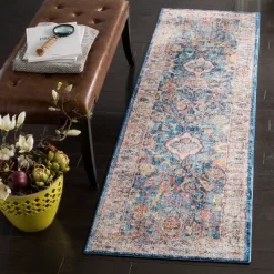 Greenwich Floral Design Loomed Area Rug - Safavieh