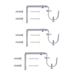 Kenney Noah 1" Premium Decorative Window Curtain Rod