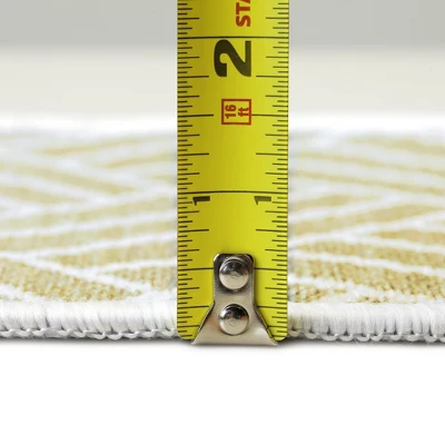 Sussexhome Hairband Collection Cotton Heavy Duty Low Pile Area Rug , 2' X 3' - Image 5