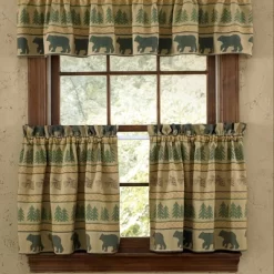 Park Designs Bear Tracks Lined Tiers 72" X 24"