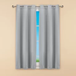 Collections Etc Linen Look Curtain Panel