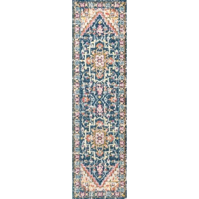 Brooklyn Geometric Medallion Area Rug - JONATHAN Y