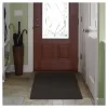 3'x5' Solid Dotted Doormat Black - HomeTrax