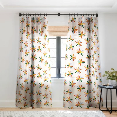 Lane And Lucia Patchwork Daisies Single Panel Sheer Window Curtain - Society6 - Image 6