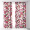 Alison Janssen Never Too Many Flowers Single Panel Sheer Window Curtain - Society6