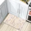 World Rug Gallery Geometric Bohemian Design Anti Fatigue Standing Mat