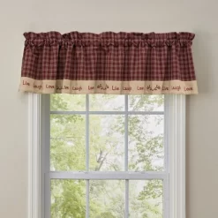 Park Designs Sturbridge Live Lined Valance 60" X 14"