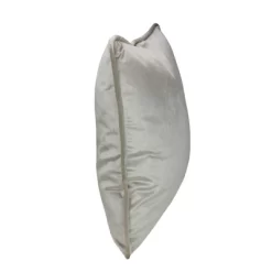 Northlight 17" Square Solid Plush Indoor Throw Pillow - Taupe