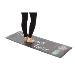 20"x55" Oversized Cushioned Anti-Fatigue Kitchen Runner Mat Love Grows Here - J&V Textiles