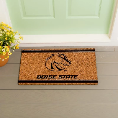 Evergreen Boise State University Logo Turf Mat, Brown- 28 X 16 Inches Indoor Outdoor Doormat - Image 4