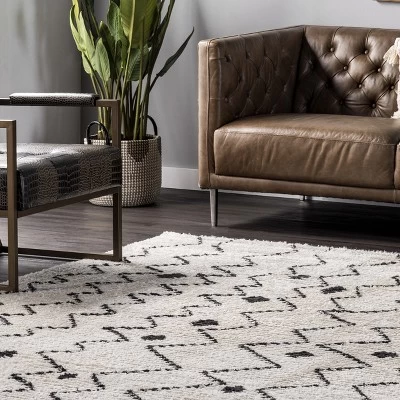 NuLOOM Mari Moroccan Soft Shag Fringe Area Rug - Image 8