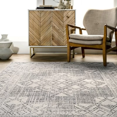 NuLOOM Mia Machine Washable Geometric Medallion Area Rug - Image 7