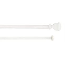 Exclusive Home Napoleon Double Curtain Rod And Finial Set