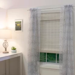 Radiance Bayshore 48-in Cordless White Roman Shade