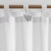 Rhodes Solid Tab-Top Window Curtain, Set Of 2 - Elrene Home Fashions
