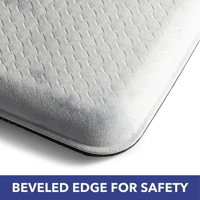 J&V TEXTILES Anti Fatigue Kitchen Mat Cushioned Anti Fatigue, Non Slip Waterproof Mat Standing Desk, 20x36x1/2 Inches (Wineology)