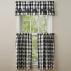 Park Designs Buffalo Check Tiers - 36"L - Black & Cream