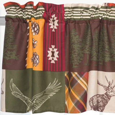 C&F Home Keaton Brown Valance Collection - Image 2