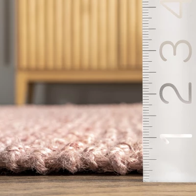 NuLOOM Daniela Farmhouse Chunky Jute Area Rug - Image 2