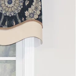 Wakeshire Glory 3in Rod Pocket Layered Window Valance 50in X 16in By RLF Home