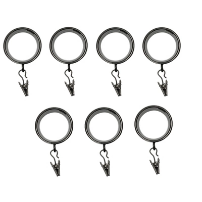 Linen Avenue Curtain Rod Decorative Drapery Rings - Image 4