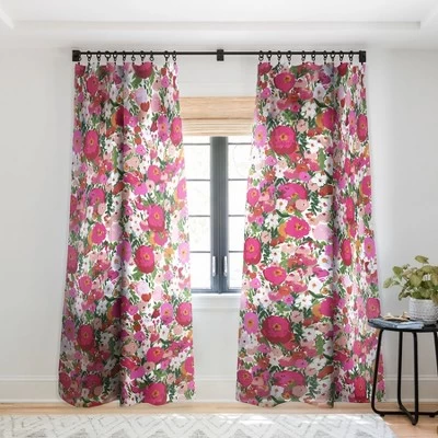 Alison Janssen Never Too Many Flowers Single Panel Sheer Window Curtain - Society6 - Image 6