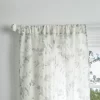 Set Of 2 Eucalyptus Sheer Curtain Panels - Martha Stewart