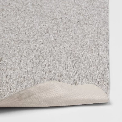 60" X 20" Basketweave Comfort Runner Mat Gray - Threshold™ - Image 3