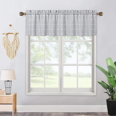 Trinity Farmhouse Kitchen Curtains Short Boho Linen Small Window Treatment - Image 3