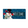 Evergreen Indoor Outdoor Doormat Bundle Set Of 5 - Frame And 4 Welcome Seasonal Inserts Red Truck Snowman Fireflies Planters