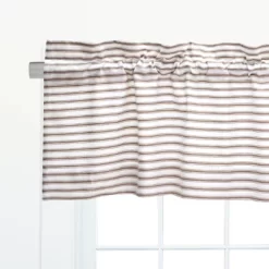 C&F Home Trellis Stripe Valance Set Of 2