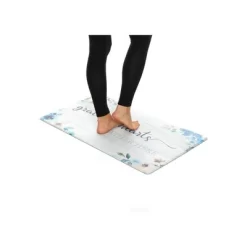 J&V TEXTILES 20" X 39" Comfort Collection Anti-Fatigue Kitchen Floor Mat (Grateful Hearts Gather)