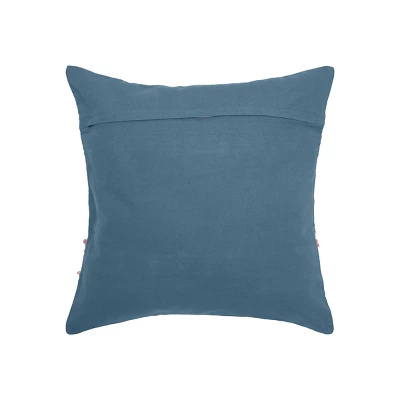 Carol & Frank 22" X 22" Tabb Mallard & Hibiscus Throw Pillow