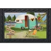 Woodsy Camper Summer Doormat Camping Indoor Outdoor 30" X 18" Briarwood Lane