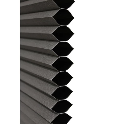 Linen Avenue Cordless Top Down Bottom Up Blackout Cellular Shade, Dark Grey - Image 5