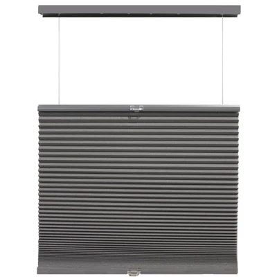 Linen Avenue Cordless Top Down Bottom Up Blackout Cellular Shade, Dark Grey - Image 2