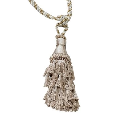 Charlotte Decorative Tassel Window Curtain Tieback - 24" - Elrene Home Fashions - Image 2