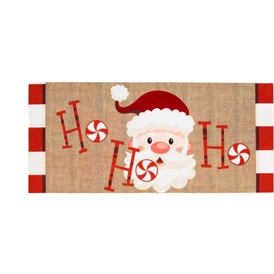 Evergreen Indoor Outdoor Doormat Bundle Set Of 5 - Frame And 4 Welcome Seasonal Inserts Santa Ho Ho Ho Halloween Thanksgiving - Image 5