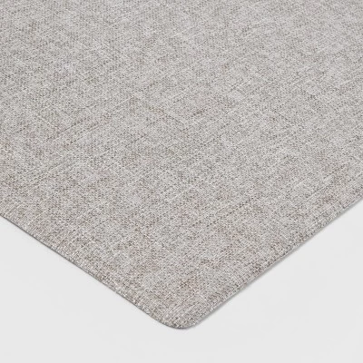 60" X 20" Basketweave Comfort Runner Mat Gray - Threshold™ - Image 2