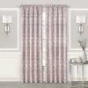 GoodGram Watercolor Lillies & Cherry Blossoms Floral Charlotte Pastel Semi Sheer Single Window Curtain Panel