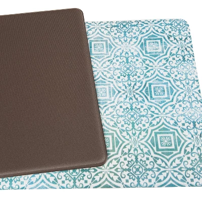 World Rug Gallery Boho Tile Anti-Fatigue Standing Mat - Image 3