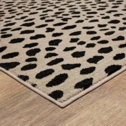 Daffodil Leopard Print Woven Rug - Threshold™