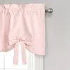18"x52" Melody Bow Valance Blush - Lush Décor