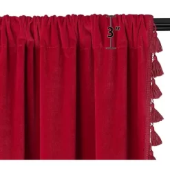 Trinity Blackout Soft Luxury Velvet Living Room Curtains