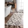 NuLOOM Lisha Moroccan Diamond Tassel Area Rug