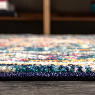 Brooklyn Geometric Medallion Area Rug - JONATHAN Y - Image 4