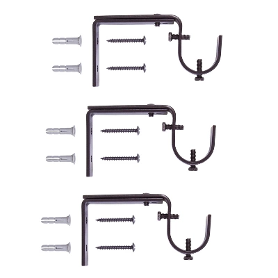 Kenney Hailey 1" Premium Decorative Window Curtain Rod