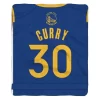 Sleep Squad Golden State Warriors Stephen Curry 60 X 80 Raschel Plush Jersey Blanket